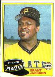 1981 Topps Baseball Cards      518     Grant Jackson